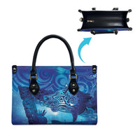 Kuri New Zealand Matariki Leather Bag Aotearoa Dog Waka Maori New Year Galaxy Vibes