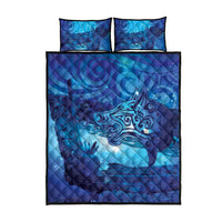 Kuri New Zealand Matariki Quilt Bed Set Aotearoa Dog Waka Maori New Year Galaxy Vibes