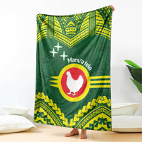 Manu'a Flag Day Blanket Polynesian Pattern National Color Proud