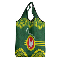 Manu'a Flag Day Grocery Bag Polynesian Pattern National Color Proud LT14 - Polynesian Pride