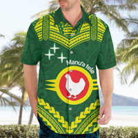 Manu'a Flag Day Hawaiian Shirt Polynesian Pattern National Color Proud LT14 - Polynesian Pride