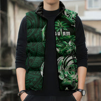 Betde Guam Chamorro Sleeveless Puffer Jacket Guahan Seal Tattoo LT14 - Polynesian Pride