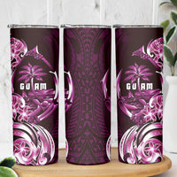 Kulot Di Rosa Guam Chamorro Skinny Tumbler Guahan Seal Tattoo LT14 - Polynesian Pride