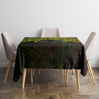 Personalised Nukuoro Atoll Tablecloth Polynesian Tattoo Curves Reggae Version LT14 - Polynesian Pride