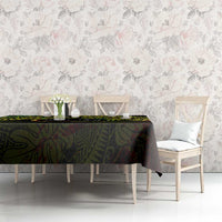 Personalised Nukuoro Atoll Tablecloth Polynesian Tattoo Curves Reggae Version LT14 - Polynesian Pride