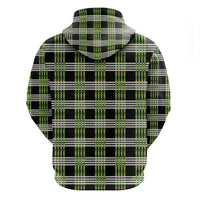 Aloha Hawaii Pakalana Pikake Lei Hoodie Palaka Inspired Hawaiian-plaid Black