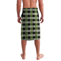 Aloha Hawaii Pakalana Pikake Lei Lavalava Palaka Inspired Hawaiian-plaid Black
