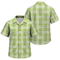 Aloha Hawaii Pakalana Pikake Lei Family Matching Summer Maxi Dress and Hawaiian Shirt Palaka Inspired Hawaiian-plaid Pastel Green