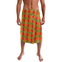 Aloha Hawaii Ilima Maile Lei Lavalava Palaka Inspired Hawaiian-plaid Red