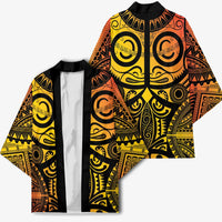 Marquesas Islands Kimono Marquesan Tattoo Yellow Gradient - Polynesian Pride