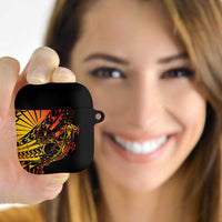 Gradient Marquesas Islands AirPods Case Marquesan Matatiki Hammerhead Shark Patutiki LT14 - Polynesian Pride