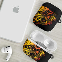 Gradient Marquesas Islands AirPods Case Marquesan Matatiki Hammerhead Shark Patutiki LT14 - Polynesian Pride