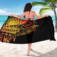 Gradient Marquesas Islands Sarong Marquesan Matatiki Hammerhead Shark Patutiki - Polynesian Pride