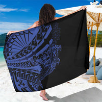 Blue Marquesas Islands Sarong Marquesan Matatiki Hammerhead Shark Patutiki - Polynesian Pride