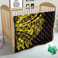 Yellow Marquesas Islands Quilt Marquesan Matatiki Hammerhead Shark Patutiki - Polynesian Pride