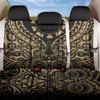 Austral Islands Back Car Seat Cover Tuhaa Pae Penu Stars Necklace Gold - Polynesian Pride
