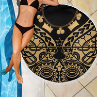 Austral Islands Beach Blanket Tuhaa Pae Penu Stars Necklace Gold LT14 - Polynesian Pride