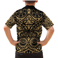 Austral Islands Family Matching Mermaid Dress and Hawaiian Shirt Tuhaa Pae Penu Stars Necklace Gold - Polynesian Pride