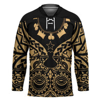Austral Islands Hockey Jersey Tuhaa Pae Penu Stars Necklace Gold LT14 Unisex Gold - Polynesian Pride