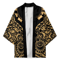 Austral Islands Kimono Tuhaa Pae Penu Stars Necklace Gold - Polynesian Pride