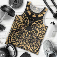 Austral Islands Men Tank Top Tuhaa Pae Penu Stars Necklace Gold - Polynesian Pride