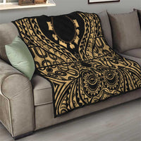 Austral Islands Quilt Tuhaa Pae Penu Stars Necklace Gold - Polynesian Pride