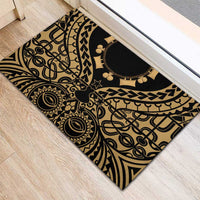 Austral Islands Rubber Doormat Tuhaa Pae Penu Stars Necklace Gold LT14 - Polynesian Pride