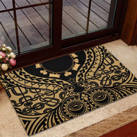 Austral Islands Rubber Doormat Tuhaa Pae Penu Stars Necklace Gold LT14 - Polynesian Pride