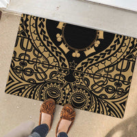 Austral Islands Rubber Doormat Tuhaa Pae Penu Stars Necklace Gold LT14 - Polynesian Pride