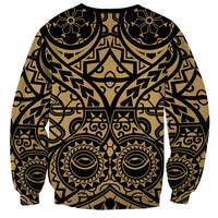 Austral Islands Sweatshirt Tuhaa Pae Penu Stars Necklace Gold LT14 - Polynesian Pride