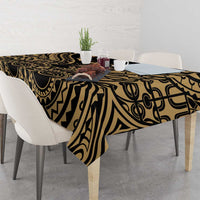 Austral Islands Tablecloth Tuhaa Pae Penu Stars Necklace Gold LT14 - Polynesian Pride