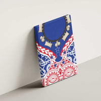 Austral Islands Canvas Wall Art Tuhaa Pae Penu Stars Necklace Red LT14 - Polynesian Pride