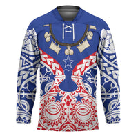 Austral Islands Hockey Jersey Tuhaa Pae Penu Stars Necklace Red - Polynesian Pride