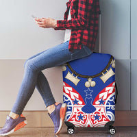 Austral Islands Luggage Cover Tuhaa Pae Penu Stars Necklace Red - Polynesian Pride