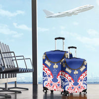 Austral Islands Luggage Cover Tuhaa Pae Penu Stars Necklace Red - Polynesian Pride