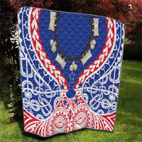 Austral Islands Quilt Tuhaa Pae Penu Stars Necklace Red - Polynesian Pride