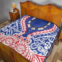 Austral Islands Quilt Tuhaa Pae Penu Stars Necklace Red - Polynesian Pride