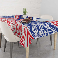 Austral Islands Tablecloth Tuhaa Pae Penu Stars Necklace Red - Polynesian Pride