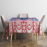 Austral Islands Tablecloth Tuhaa Pae Penu Stars Necklace Red - Polynesian Pride