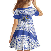 Personalised Samoa St Josephs College Kid Short Sleeve Dress Marist Brothers Samoan Pattern LT14 - Polynesian Pride