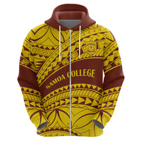 Personalised Samoa College Hoodie Samoan Pattern LT14 - Polynesian Pride