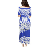 Personalised Samoa Safata College Family Matching Puletasi Dress and Hawaiian Shirt Samoan Pattern LT14 - Polynesian Pride