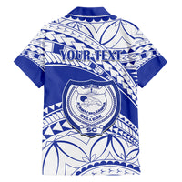 Personalised Samoa Safata College Family Matching Tank Maxi Dress and Hawaiian Shirt Samoan Pattern LT14 - Polynesian Pride