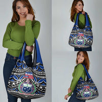 Samoa 685 Grocery Bag Samoan Coat Of Arms Simple Style LT14 - Polynesian Pride