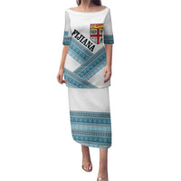 Custom Fiji Tapa Rugby 2025 Family Matching Puletasi and Hawaiian Shirt Go Champions Fijiana