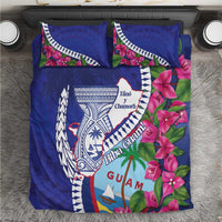 Biba Guam Liberation Day Bedding Set Tano y Chamoru Latte Stone Blue