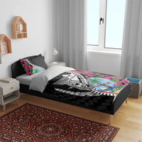 Biba Guam Liberation Day Bedding Set Tano y Chamoru Latte Stone Black