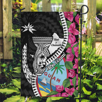 Biba Guam Liberation Day Garden Flag Tano y Chamoru Latte Stone Black
