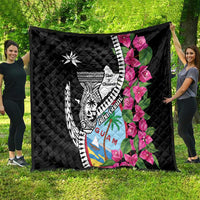 Biba Guam Liberation Day Quilt Tano y Chamoru Latte Stone Black