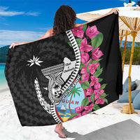 Biba Guam Liberation Day Sarong Tano y Chamoru Latte Stone Black